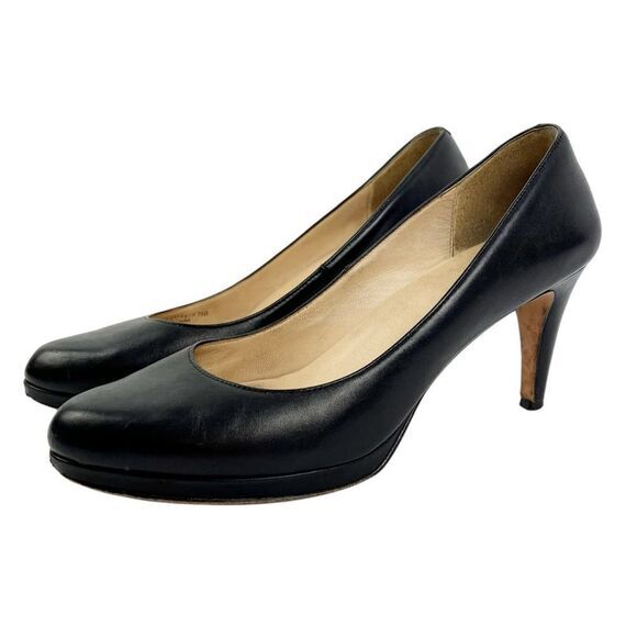 Cole Haan Shoes - Cole Haan Margot Black Leather Pumps Heels Size 7.5